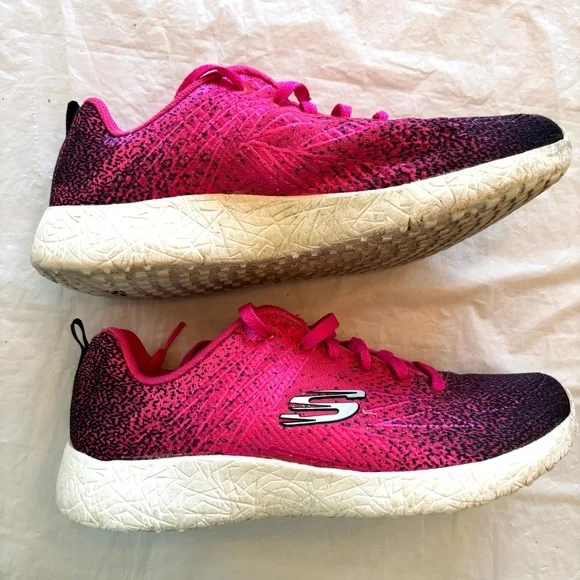 Sketchers lite weight air cool sneakers pink memory foam SZ 7. Worn few times - Picture 12 of 12